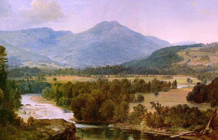 Asher Brown Durand Genesee Valley Landscape Norge oil painting art